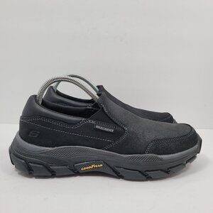 Skechers Relaxed Fit Respected Calum Men's Slip On Black Shoes 204480 US Size 8